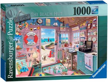 Preview: 1000 Teile Ravensburger Puzzle Die Strandhütte 12000032