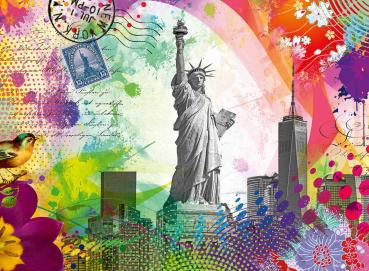 500 Teile Ravensburger Puzzle Postkarte aus New York 12000368