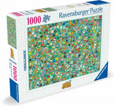 1000 Teile Ravensburger Puzzle Challenge Animal Crossing 12000629