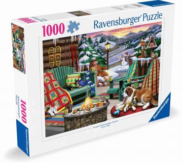 Preview: 1000 Teile Ravensburger Puzzle Wohlfühlabend 12000633