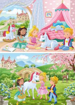 2 x 12 Teile Ravensburger Kinder Puzzle Zauberhafte Freundschaft 12000858