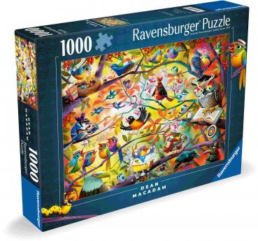 Preview: 1000 Teile Ravensburger Puzzle Dean MacAdam Fleißige Vögelchen 12001023