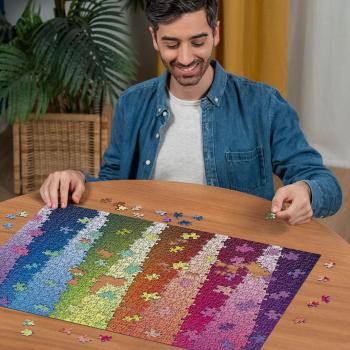 Preview: 1000 Teile Ravensburger Puzzle Kunterbunte Puzzleteile 12001027