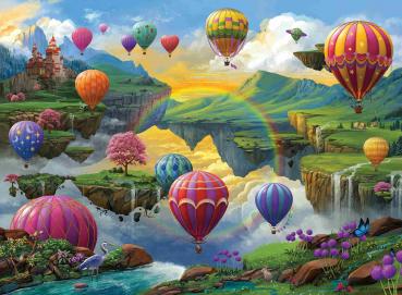 Preview: 500 Teile Ravensburger Puzzle Tal der Luftballons 12001190