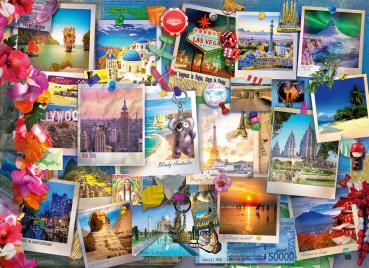 500 Teile Ravensburger Puzzle Weltreise - Pinnwand 12001489