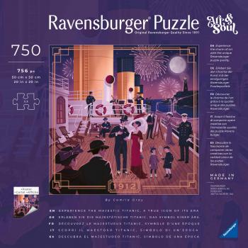 750 Teile Ravensburger Puzzle Art & Soul Collection Titanic 12001544