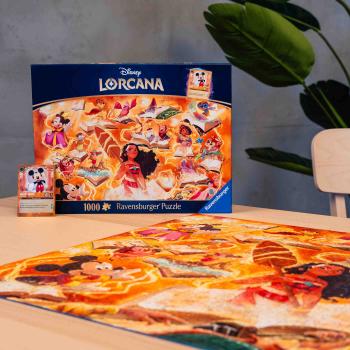 1000 Teile Ravensburger Puzzle Disney Lorcana TCG Glimmers of the Realm Amber 12001621