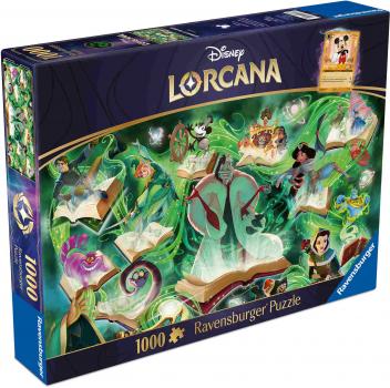 Preview: 1000 Teile Ravensburger Puzzle Disney Lorcana TCG Glimmers of the Realm Emerald 12001623
