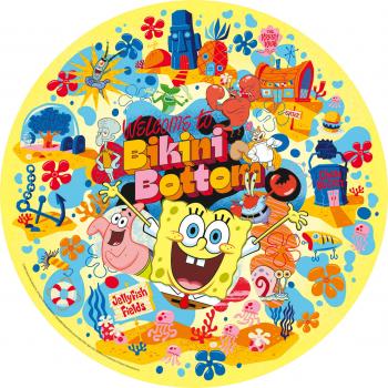 500 Teile Ravensburger Puzzle rund Circle of Colors Spongebob 12001657