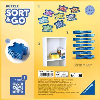 Ravensburger Sort & Go 8 stapelbare Sortierkästen 12001674