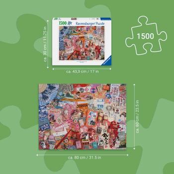 Preview: 1500 Teile Ravensburger Puzzle Reise nach Tokio 12001703