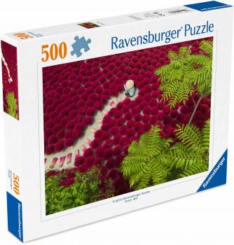 Preview: 500 Teile Ravensburger Puzzle Ein Meer aus Rot 12001707