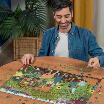 1000 Teile Ravensburger Puzzle Gemeinschaftsgarten 12001714