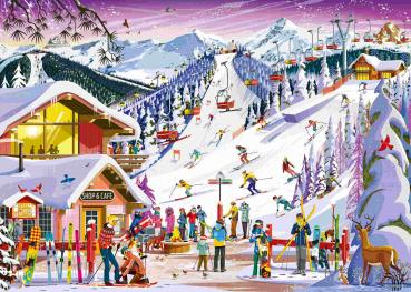 Preview: 1000 Teile Ravensburger Puzzle Auf der Skipiste 12001719
