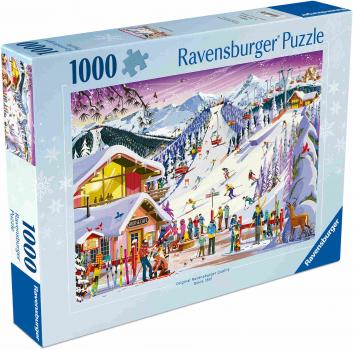 Preview: 1000 Teile Ravensburger Puzzle Auf der Skipiste 12001719