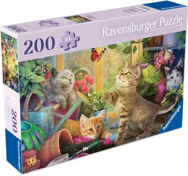 Preview: 100 Teile Ravensburger Puzzle Feel & Well Verspielte Kätzchen 12001735