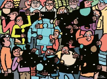 Preview: 500 Teile Ravensburger Puzzle Puzzle Gemeinschaft 12001739