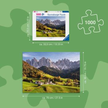 Preview: 1000 Teile Ravensburger Puzzle Dolomiten im Herbst 12001749