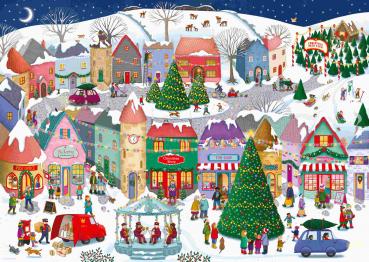 Preview: 1000 Teile Ravensburger Puzzle Zauberhafte Weihnachtsstadt 12001758