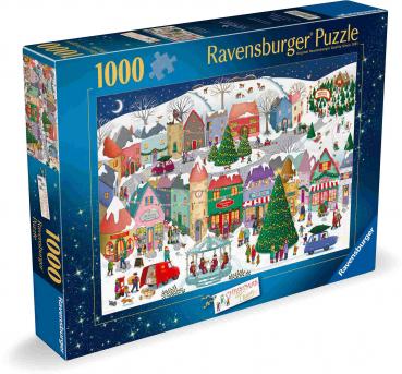 Preview: 1000 Teile Ravensburger Puzzle Zauberhafte Weihnachtsstadt 12001758