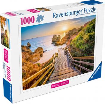 Preview: 1000 Teile Ravensburger Puzzle Holztreppe zum Praio do Camillo 12001761