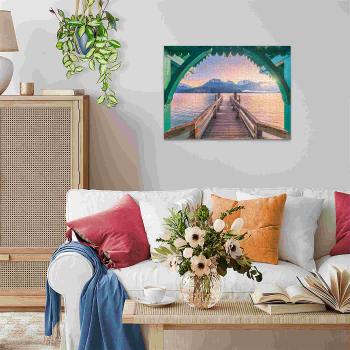 1000 Teile Ravensburger Puzzle Romantischer Steg am Lac d'Annecy 12001762