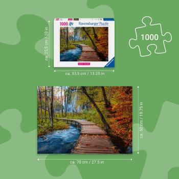 Preview: 1000 Teile Ravensburger Puzzle Herbstlicher Waldweg 12001764