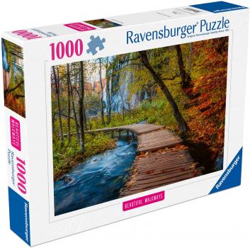 Preview: 1000 Teile Ravensburger Puzzle Herbstlicher Waldweg 12001764