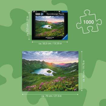 Preview: 1000 Teile Ravensburger Puzzle Allgäuer Bergsee 12001768