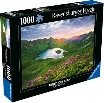 Preview: 1000 Teile Ravensburger Puzzle Allgäuer Bergsee 12001768