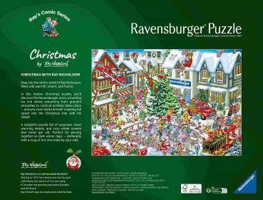 Preview: 1000 Teile Ravensburger Puzzle Ray Nicholson Wimmelbild Weihnachten 12001801
