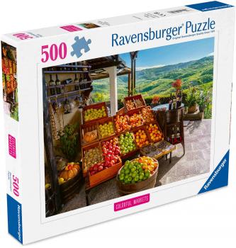 Preview: 500 Teile Ravensburger Puzzle Obst- und Gemüsemarkt, Kroatien 12001814