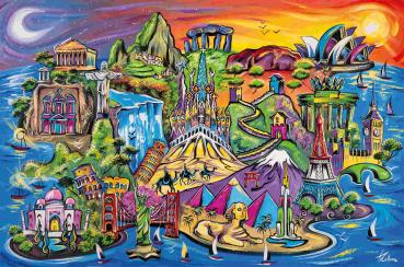 Preview: 3000 Teile Ravensburger Puzzle Schätze der Welt 12001825