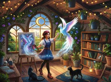 Preview: 500 Teile Ravensburger Puzzle Magisches Atelier 12001828