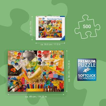 Preview: 500 Teile Ravensburger Puzzle Künstleratelier 12001845