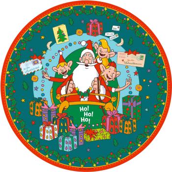 Preview: 500 Teile Ravensburger Puzzle rund Circle of Colors Weihnachtsmann & Co.KG 12001970