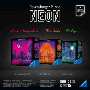 Preview: 500 Teile Ravensburger Puzzle Quadratisch Tokio 12001980