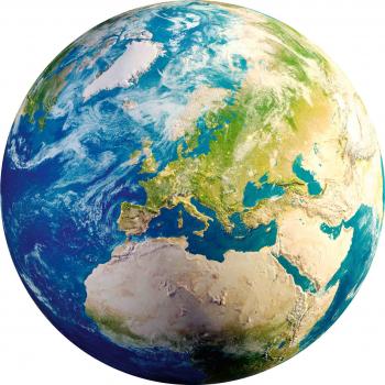 Preview: 500 Teile Ravensburger Puzzle rund Circle of Colors Die Erde 12002024