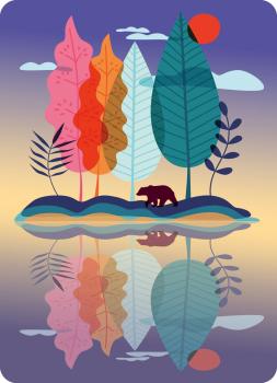 Preview: 100 Teile Ravensburger Puzzle mit Aufsteller Irgendwo in der Ferne 12002042