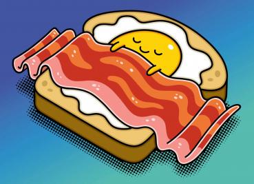 Preview: 3 x 100 Teile Ravensburger Puzzle mit Staffelei Kawaii Breakfast, Lunch & Dinner 12002047