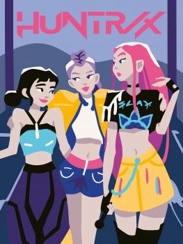 Preview: Ravensburger Malen nach Zahlen CREART Trend Serie D KPop Demon Hunters HUNTR/X 12002276 12002276