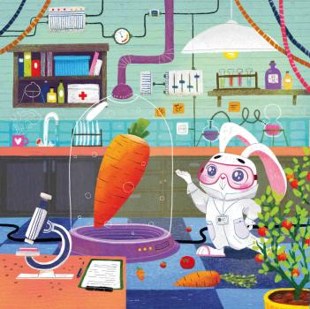3 x 49 Teile Ravensburger Kinder Puzzle Tierwissenschaftler 12004048