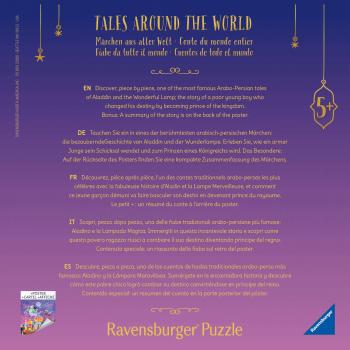 64 Teile Ravensburger Kinder Puzzle Aladdin und die Wunderlampe 12004207