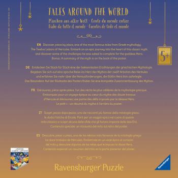 64 Teile Ravensburger Kinder Puzzle Die zwölf Werke des Herkules 12004209