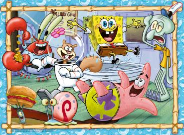 200 Teile Ravensburger Kinder Puzzle XXL SpongeBob Neue Abenteuer in Bikini Bottom 12004234
