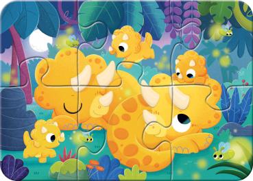 2, 4, 6, 8 Teile Ravensburger Kinder Puzzle my first puzzles Dino-Freunde 12004249