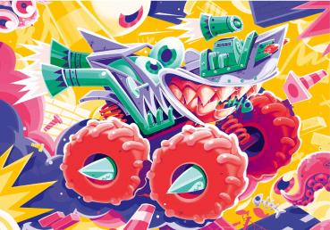 Preview: 2 x 24 Teile Ravensburger Kinder Puzzle Monster Trucks 12004259