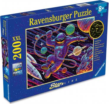 Preview: 200 Teile Ravensburger Kinder Puzzle XXL Ausflug ins All 12004266