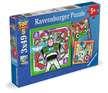 Preview: 3 x 49 Teile Ravensburger Kinder Puzzle Disney Pixar Toy Story 5 12004284