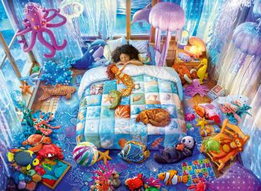 Preview: 150 Teile Ravensburger Kinder Puzzle XXL Unterwasserträume 12004303